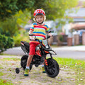 Kids Electric Dirt Bike Ride On Motorcycle With Training Wheels Battery Powered Dirt Bike With Led Light
