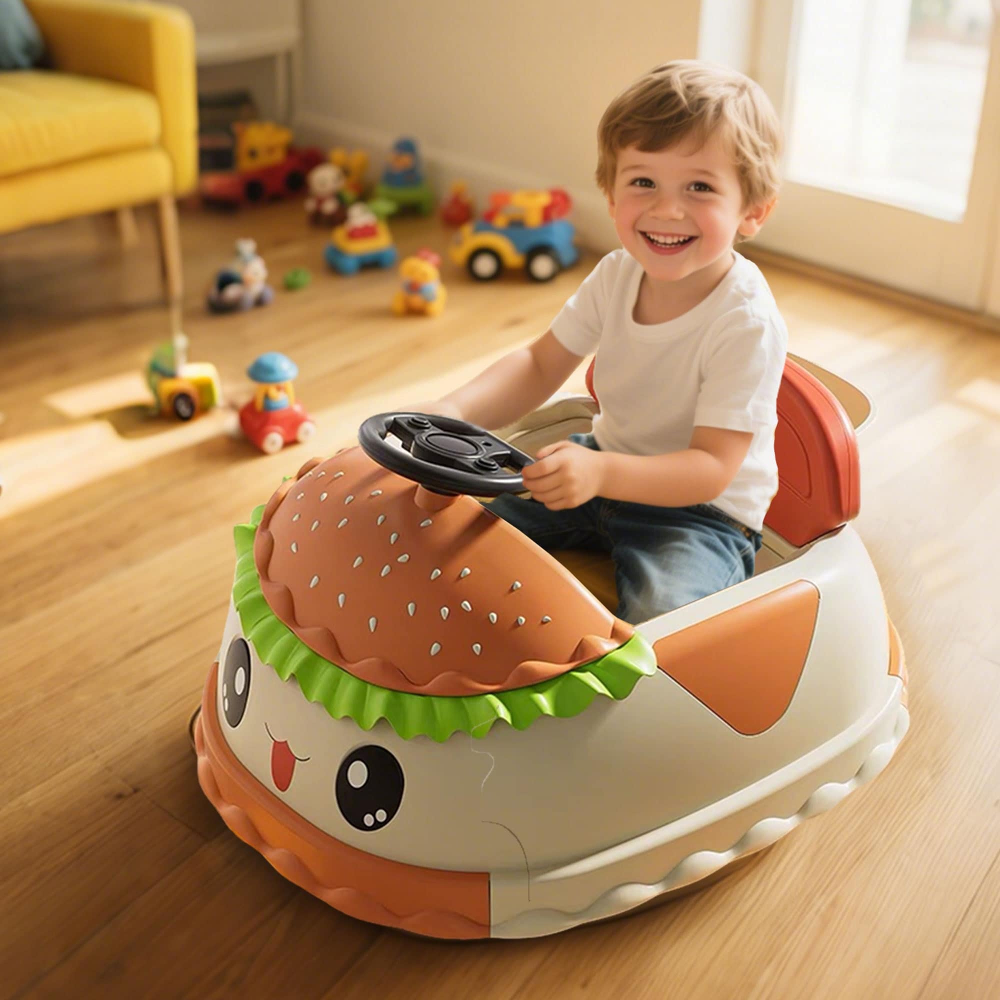 Kids Electric Ride On Car 360 Rotating Ride On Car With Music