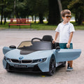 Kids Ride On Car Electric Car With Led Lights Engineering Car Electric Vehicle With Parent Remote Control