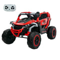 Kids Ride On Truck With Remote Control Red Electric Atv Off Road Toy Car With Openable Doors Music