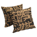 Kilamanjaro 17 Inch Tapestry Accent Throw Pillow Set Of 2