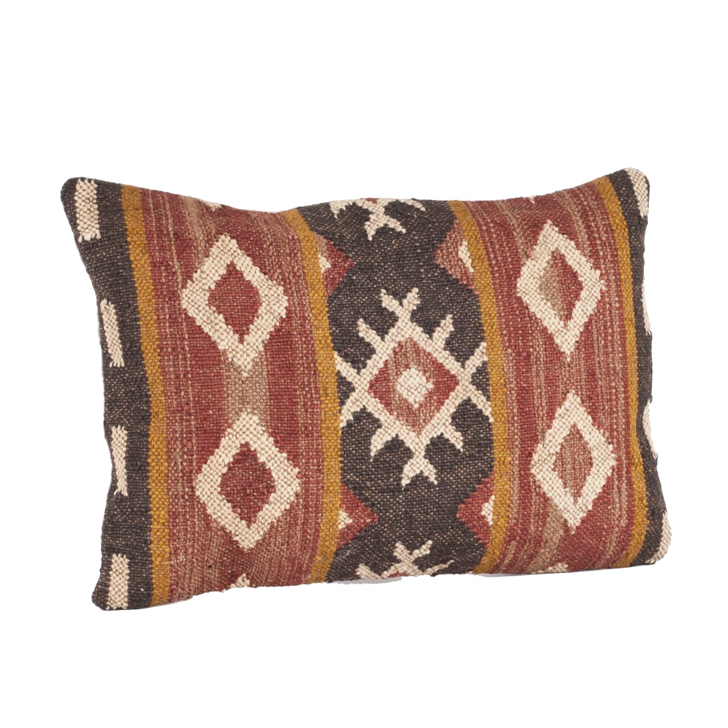 Kilim Design Down Filled Throw Pillow