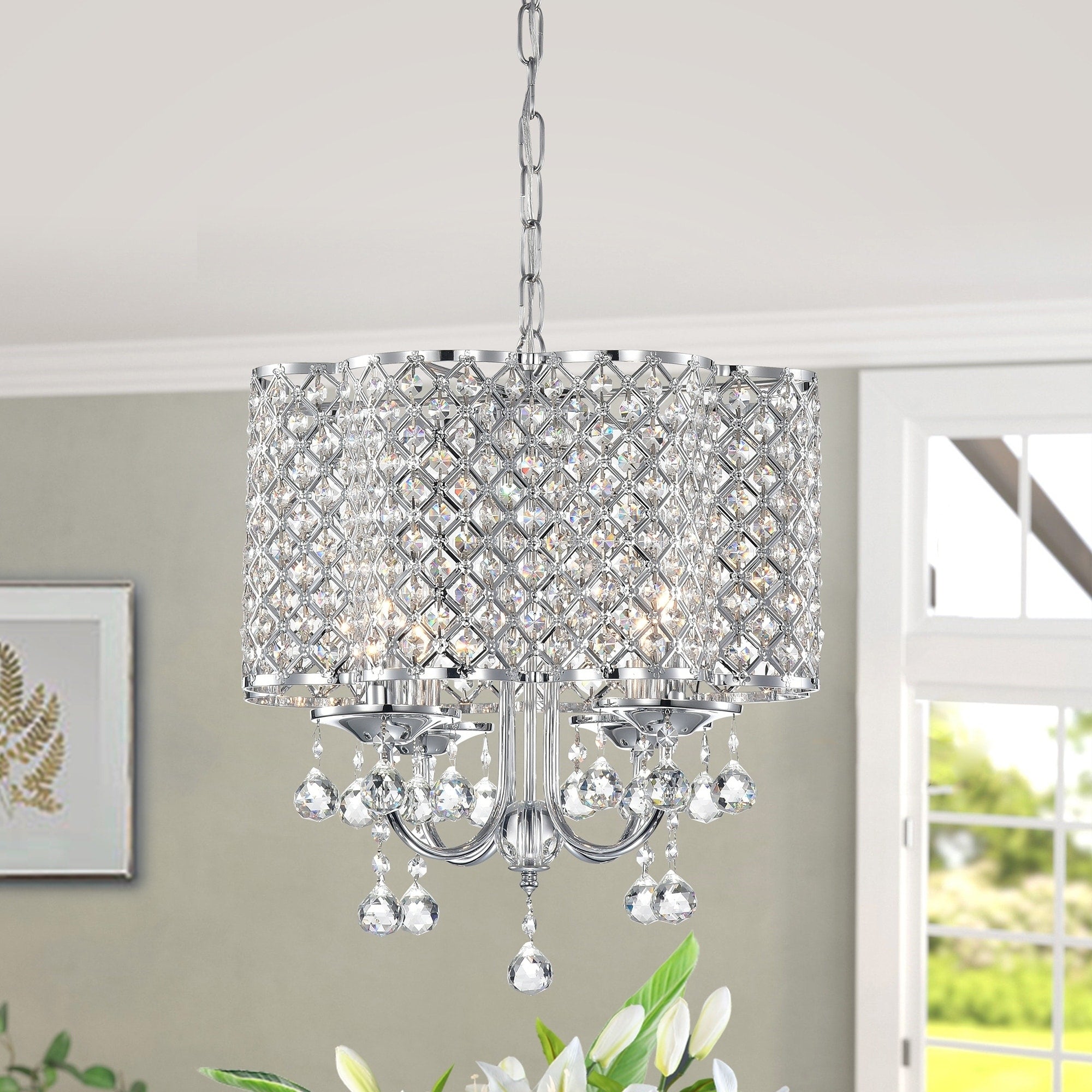 Killian 3 Light Crystal Chandelier