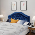 Killian Adjustable Queen Full Tufted Velvet Headboard By Christopher Knight Home