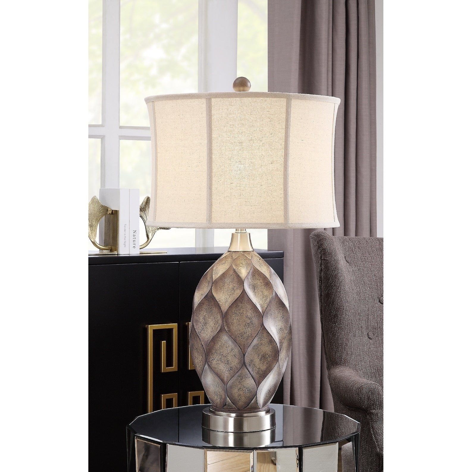 Kimball 34 Resin Metal Table Lamp