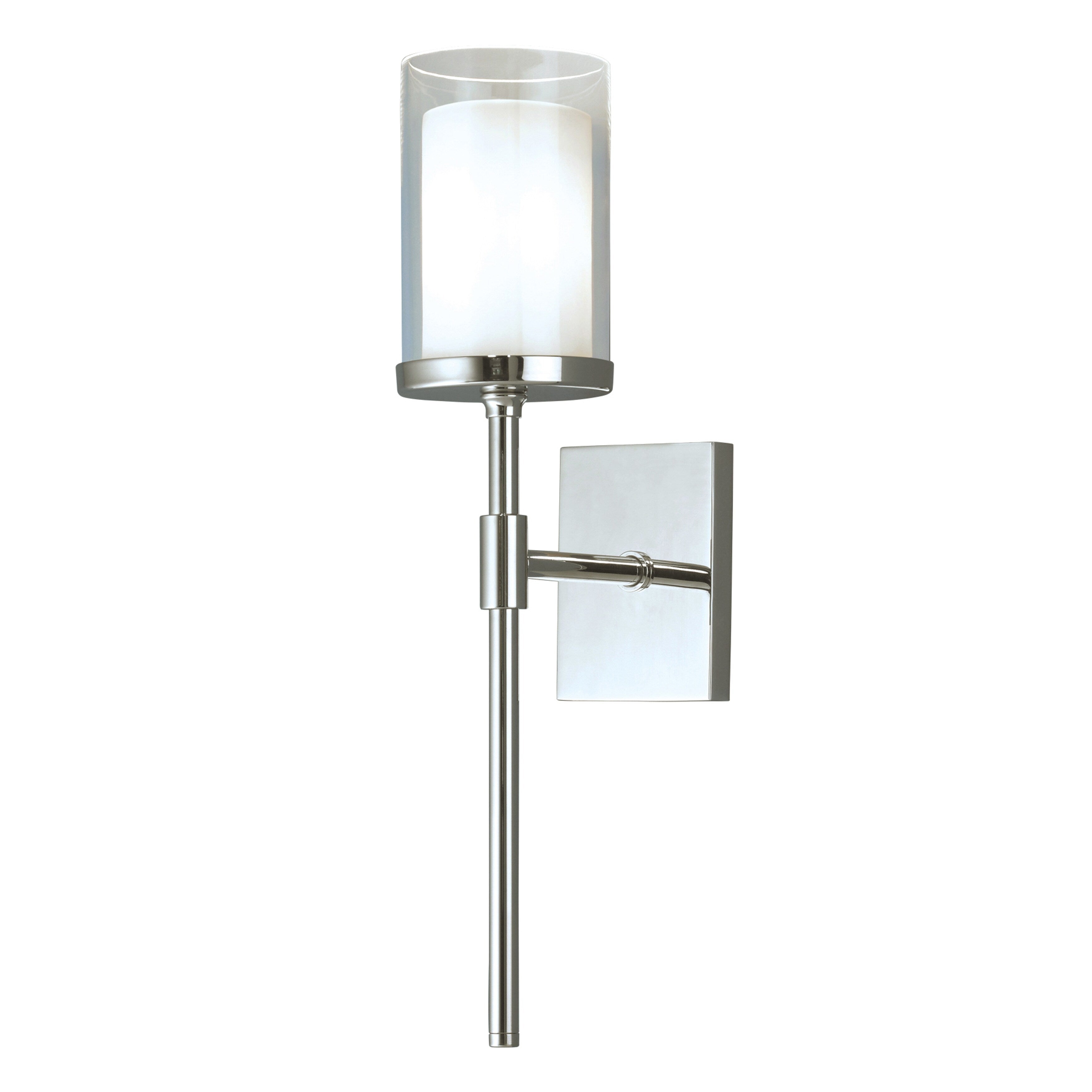 Kimberly 16.75 High 1 Light Sconce Chrome 16.75 Inch Tall