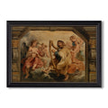 King David Playing The C 1627 1628 Peter Paul Rubens Custom Framed Canvas