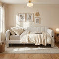 King Upholstered Platform Bed With Usb Charging By Harper Bright Designs
