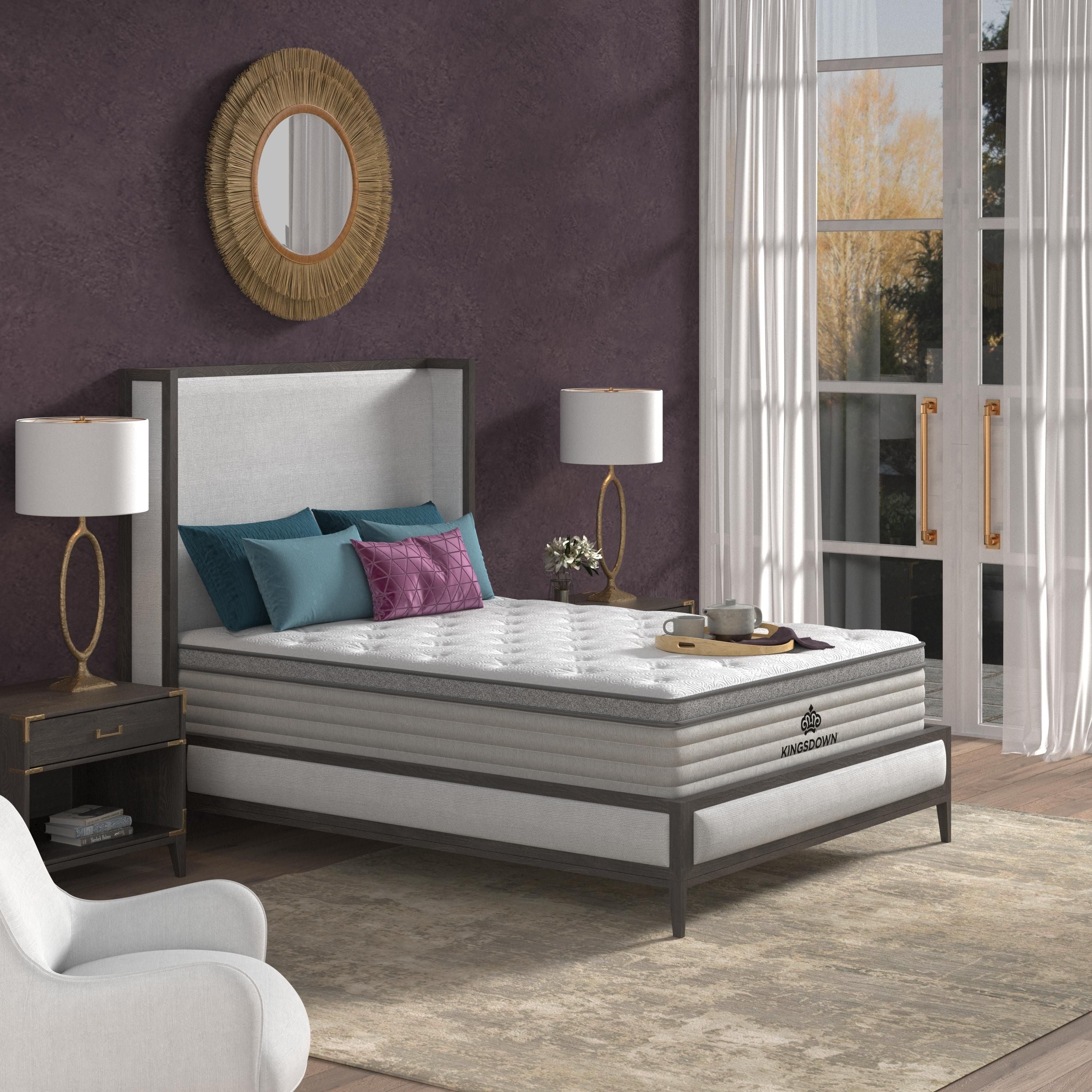 Kingsdown Mezzo Plush 14.5 Inch Queen Luxury Euro Top Mattress