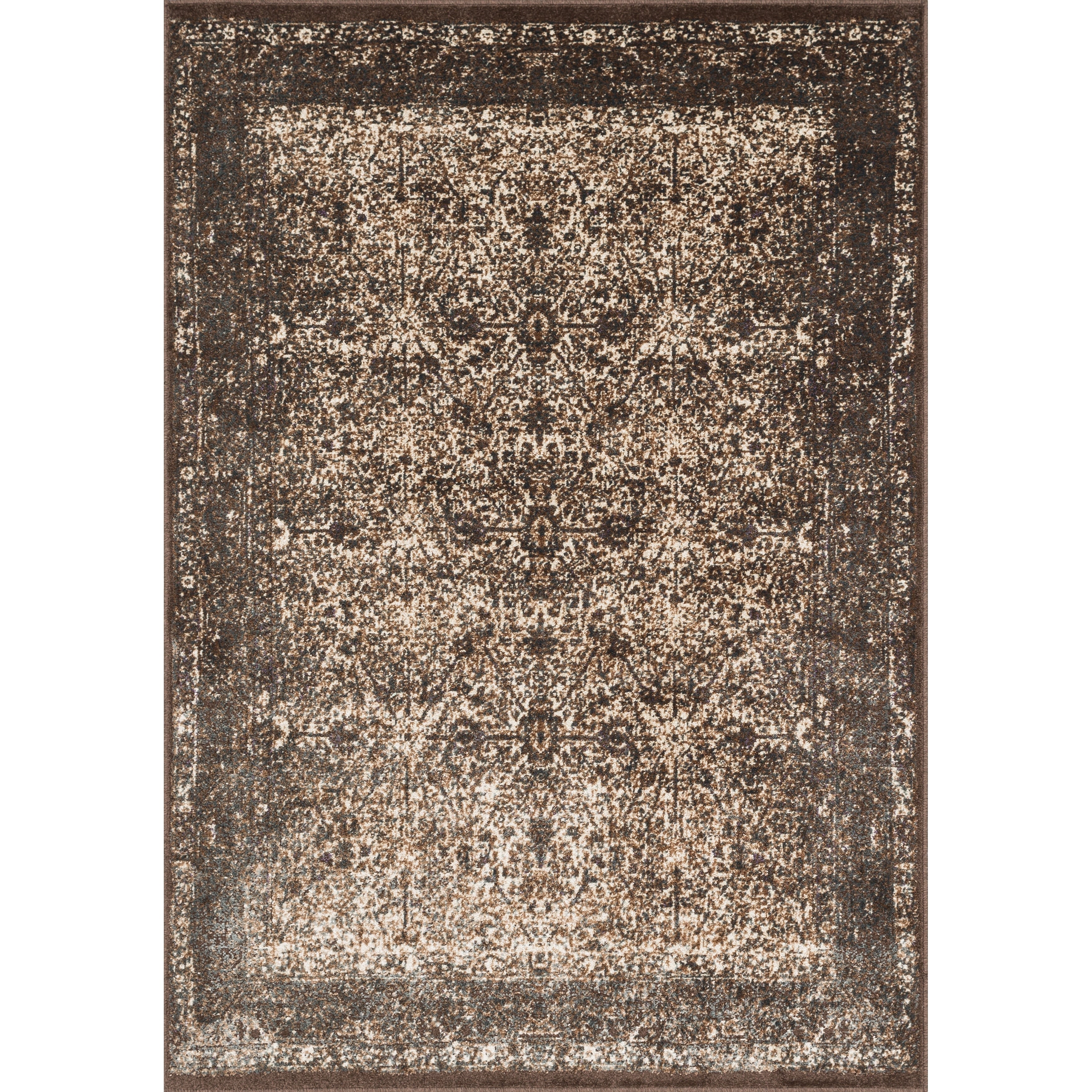 Kingsley Bronze Slate Rug 52 X 77
