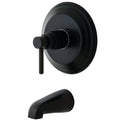 Kingston Brass Kb263.Dlto Concord Tub Filler Faucet With Metal Lever Handle