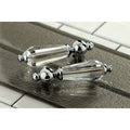 Crystal Widespread Bathroom Faucet