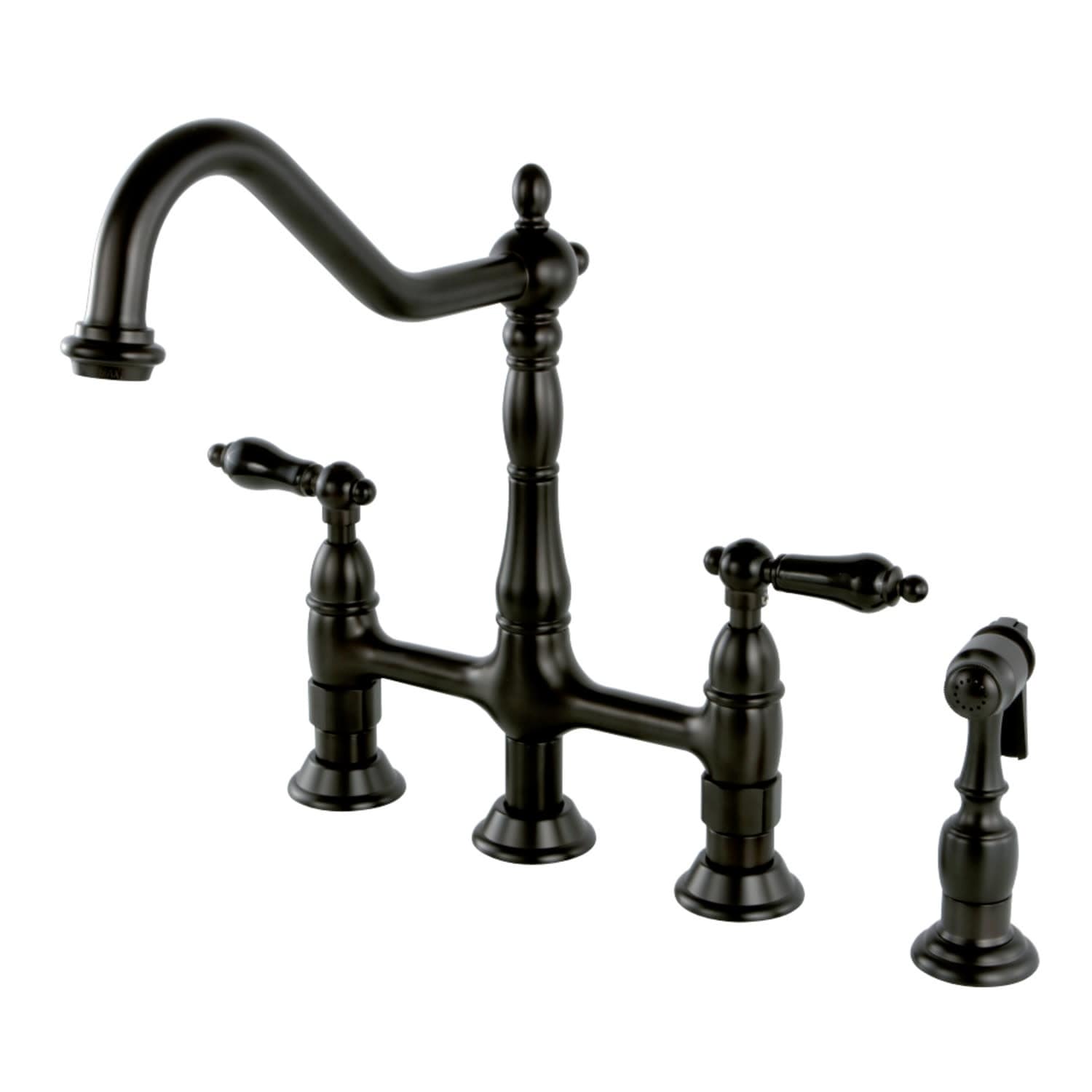 Kingston Brass Ks127.Pklbs Duchess 1.8 Gpm Bridge Kitchen Faucet