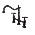 Kingston Brass Ks127.Bexbs Essex 1.8 Gpm Bridge Kitchen Faucet