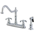 Kingston Brass Kb175.Txbs French Country Brass Kitchen Faucet