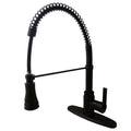 Kingston Brass Gsy887.Ctl Continental 1.8 Gpm Centerset Pull Down Kitchen Faucet