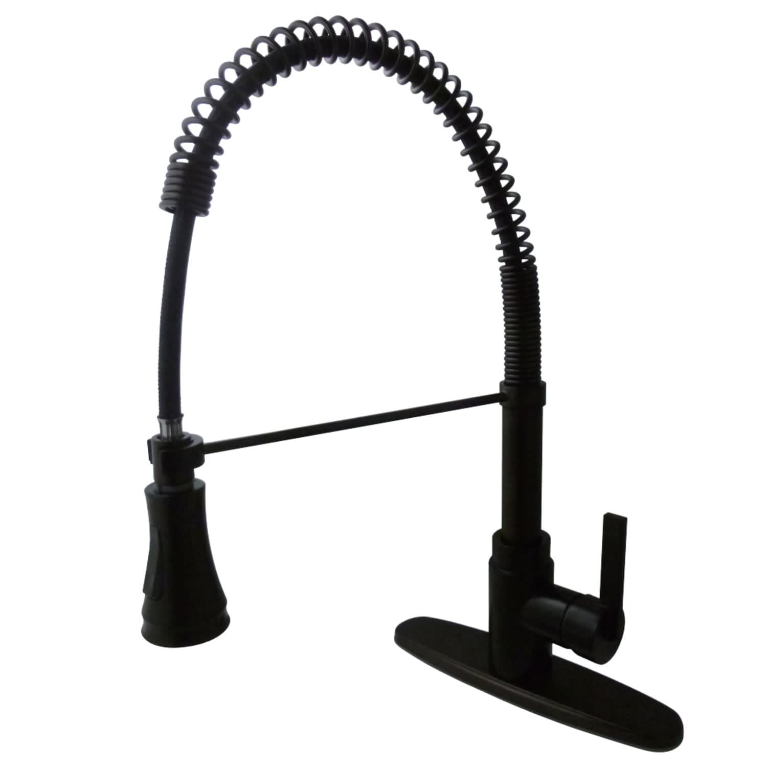 Kingston Brass Gsy887.Ctl Continental 1.8 Gpm Centerset Pull Down Kitchen Faucet