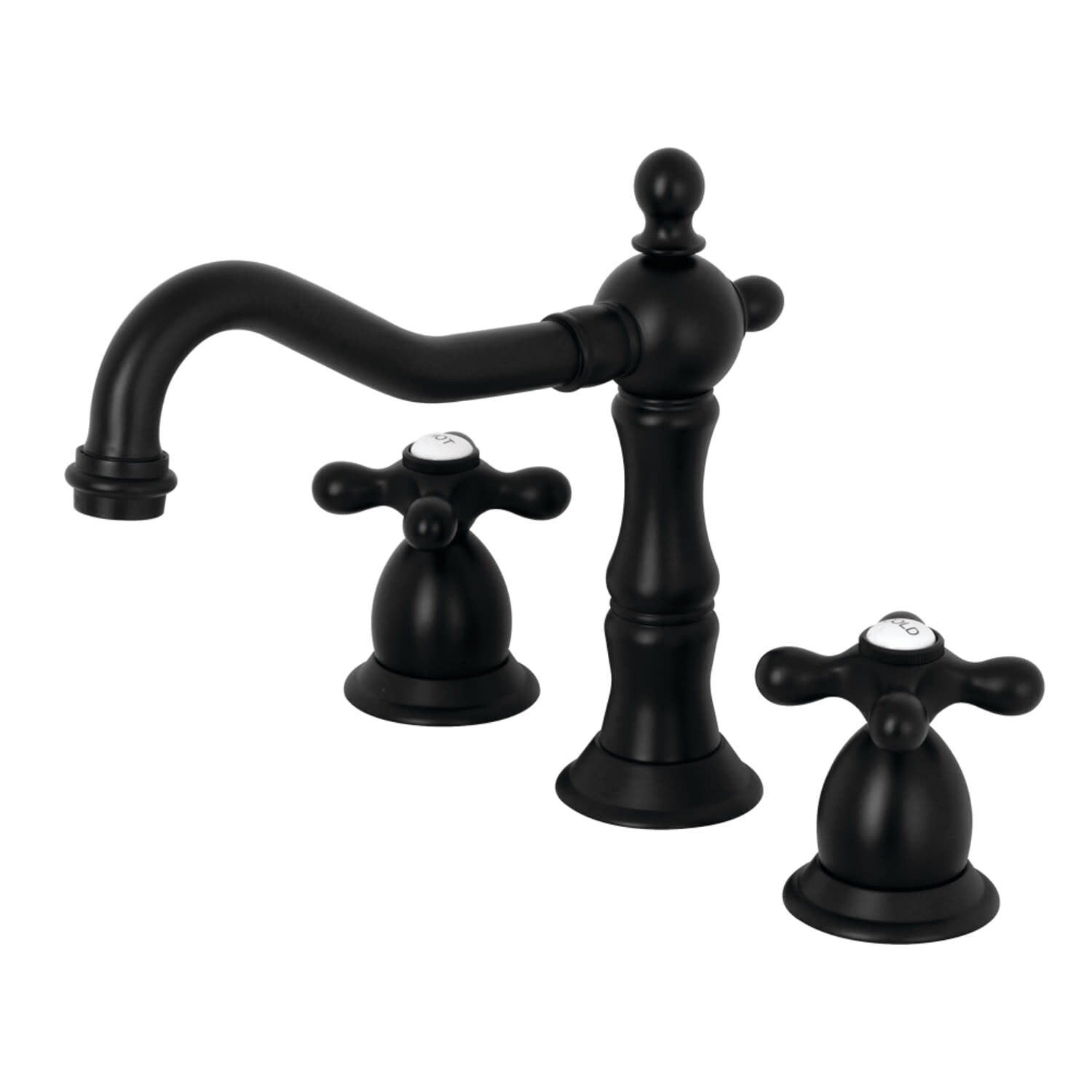 Kingston Brass Ks197.Ax Heritage 1.2 Gpm Widespread Bathroom Faucet