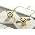 Heritage Cross Kitchen Faucet With Side Spayer