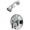 Kingston Brass Kb263.0Mlso Shower Only Trim Package With 1.8 Gpm Multi Polished Chrome