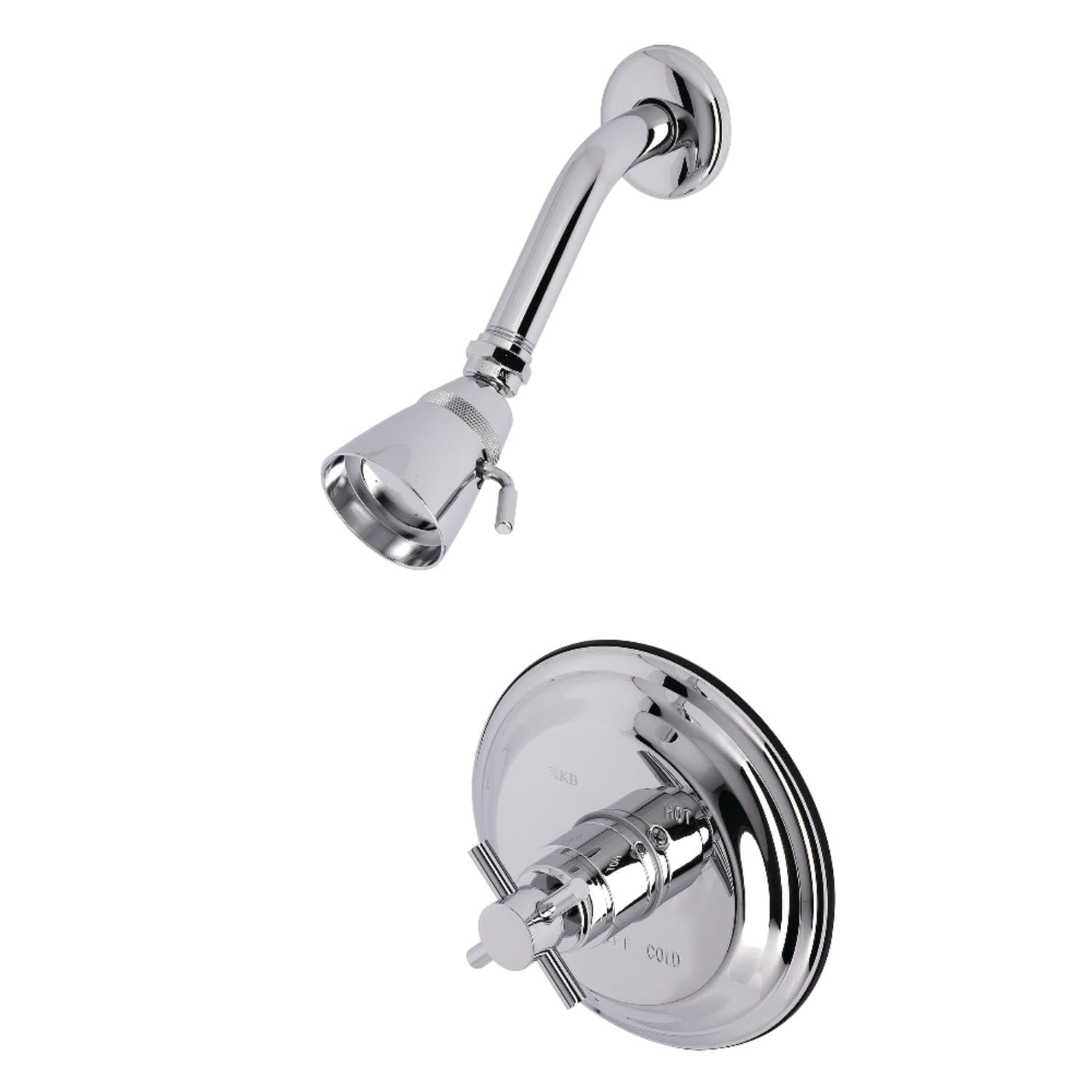 Kingston Brass Kb263.Dxtso Shower Only Trim Package With 1.8 Gpm Single Function Shower Head Polished Chrome