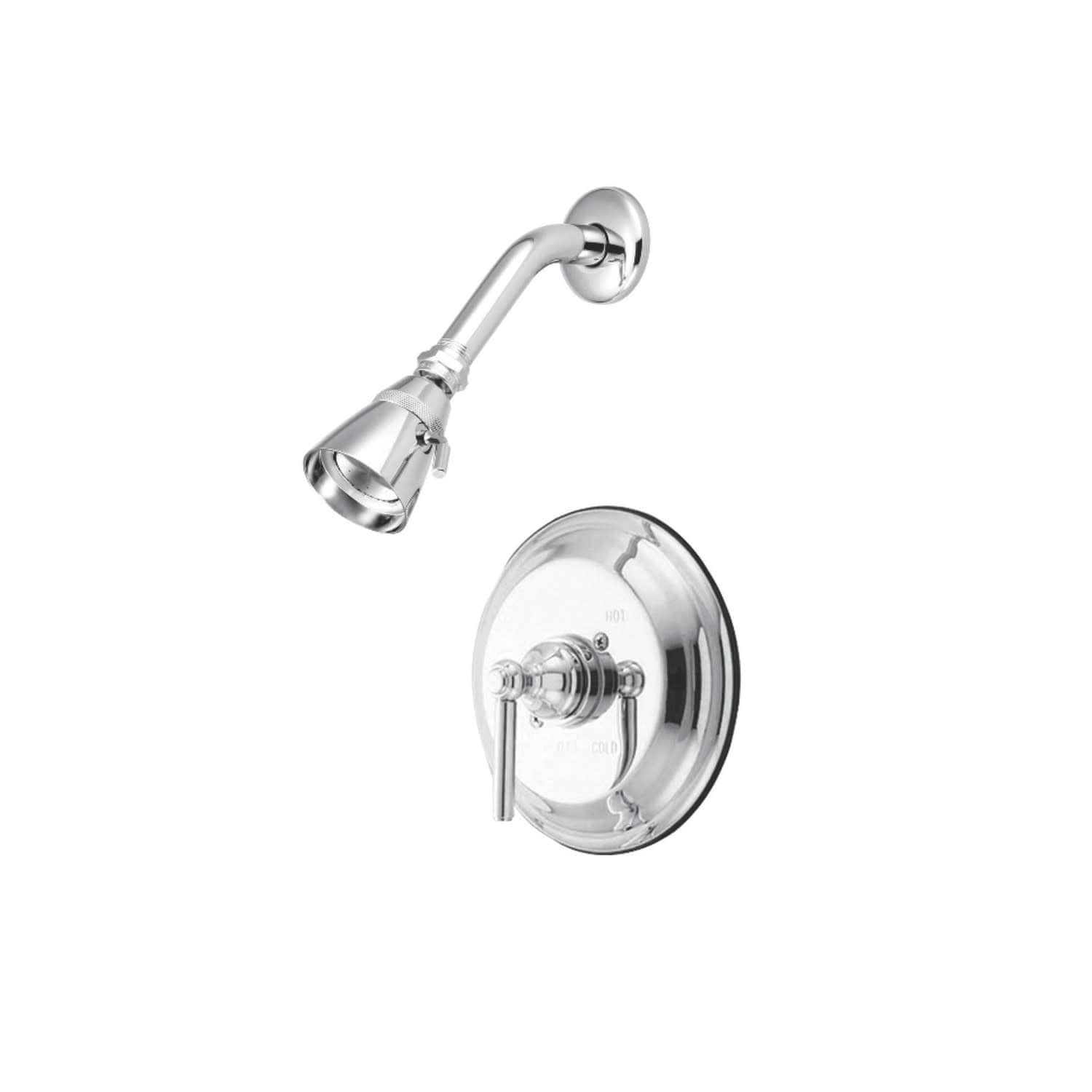 Kingston Brass Kb263.Elso Elinvar Shower Only Trim Package With 1.8 Polished Chrome