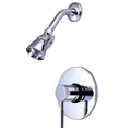 Kingston Brass Kb869.Dltso Shower Only Trim Package With 1.8 Gpm Multi Polished Chrome