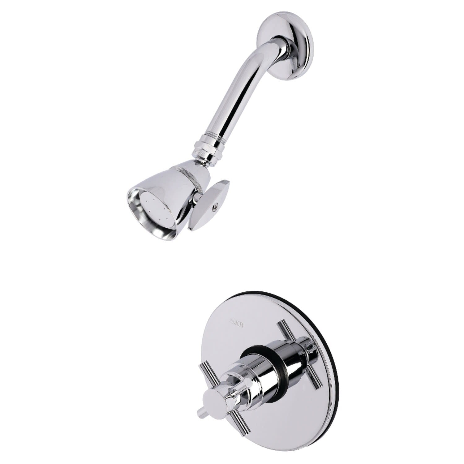Kingston Brass Kb869.Dxso Shower Only Trim Package With 1.8 Gpm Single Function Shower Head Polished Chrome