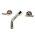 Kingston Brass Ks802.Knl Convergent Wall Mounted Roman Tub Filler With