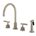 Kingston Brass Ks872.Knlbs Convergent 1.8 Gpm Widespread Kitchen