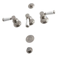 Kingston Brass Kb632.Dpl Paris 4.4 Gpm Widespread Bidet Faucet With 3 Polished Brass
