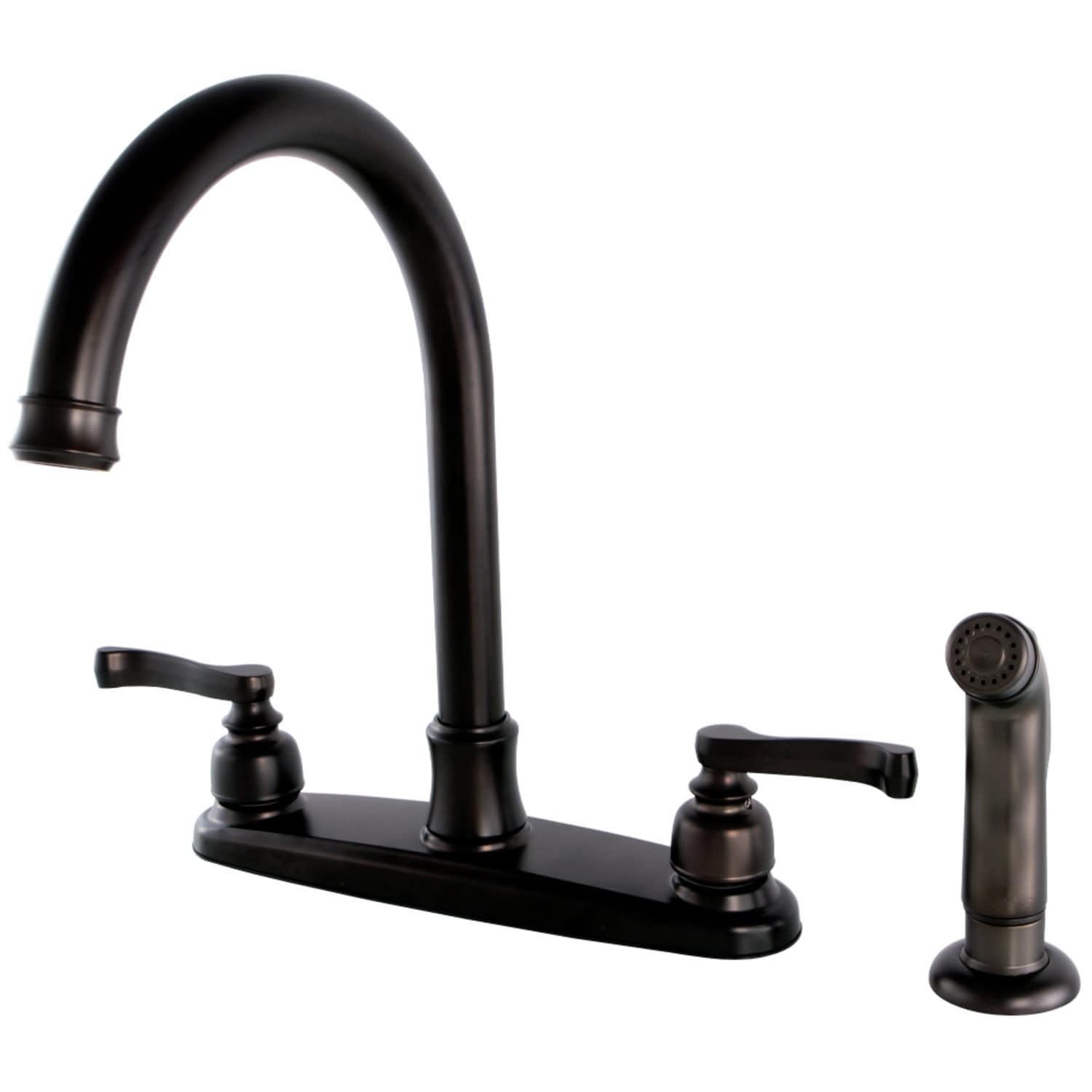 Kingston Brass Fb779.Flsp Royale 1.8 Gpm Centerset Kitchen Faucet