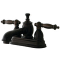 Kingston Brass Ks700.Tl Templeton 1.2 Gpm Centerset Bathroom Faucet With Pop Up Drain Assembly And Metal Handles