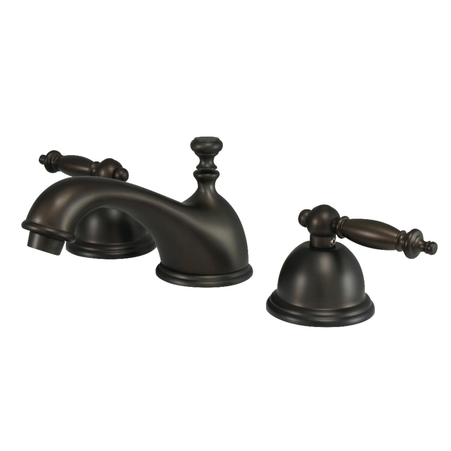 Kingston Brass Ks396.Tl Templeton 1.2 Gpm Widespread Bathroom Faucet With Pop Up Drain Assembly And Metal Handles