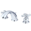 Kingston Brass Gkb97.X Victorian 1.2 Gpm Widespread Bathroom Faucet With Pop Up Drain Assembly Meta