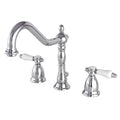 Victorian Porcelain Widespread Bathroom Faucet