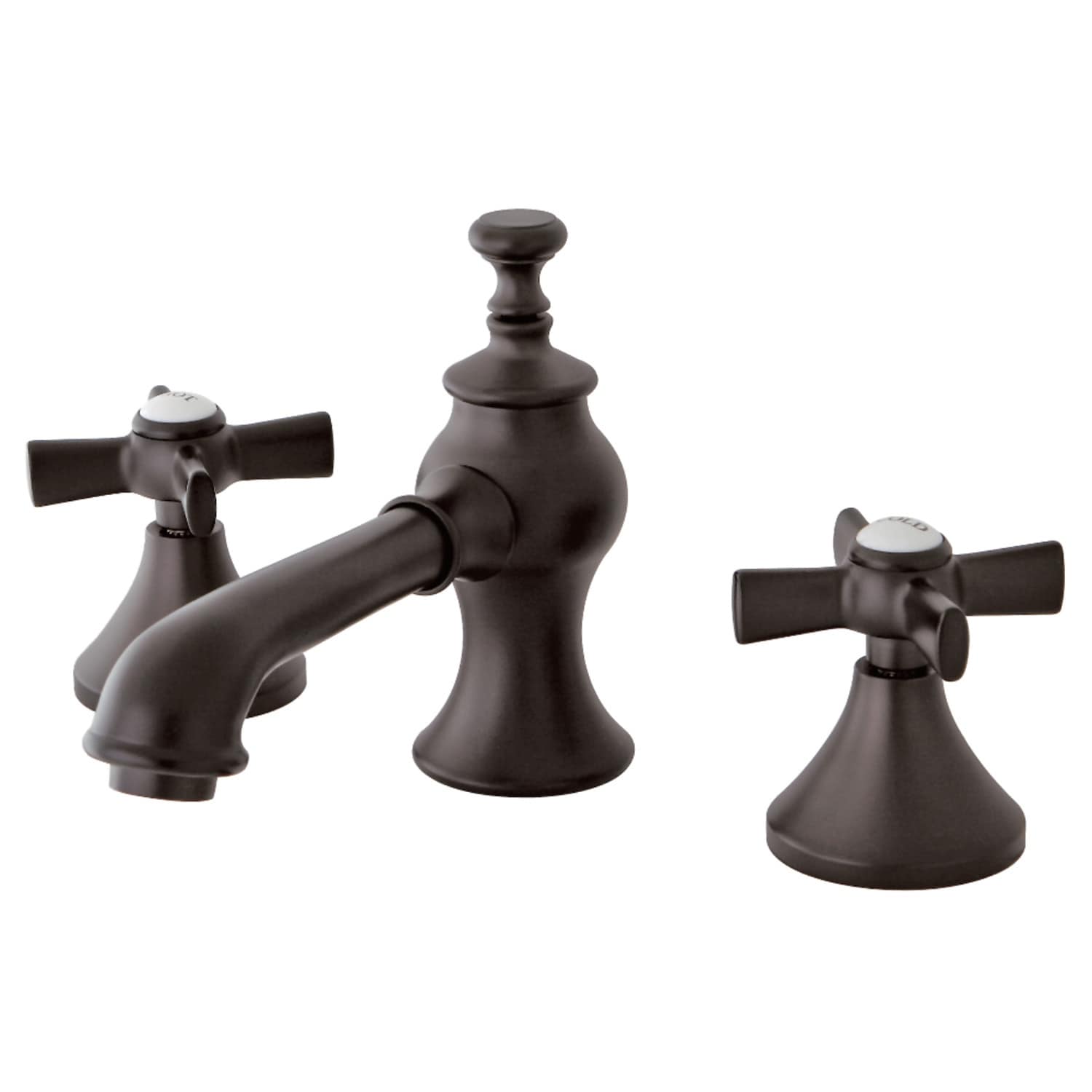 Vintage Moderno Cross Widespread Bathroom Faucet