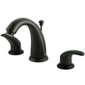 Kingston Brass Kb98.Ll Vintage Widespread Bathroom Faucet With Pop Up