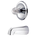 Kingston Brass Kb53.To Wall Mounted Bathtub Faucet And Valve Trim With Polished Chrome