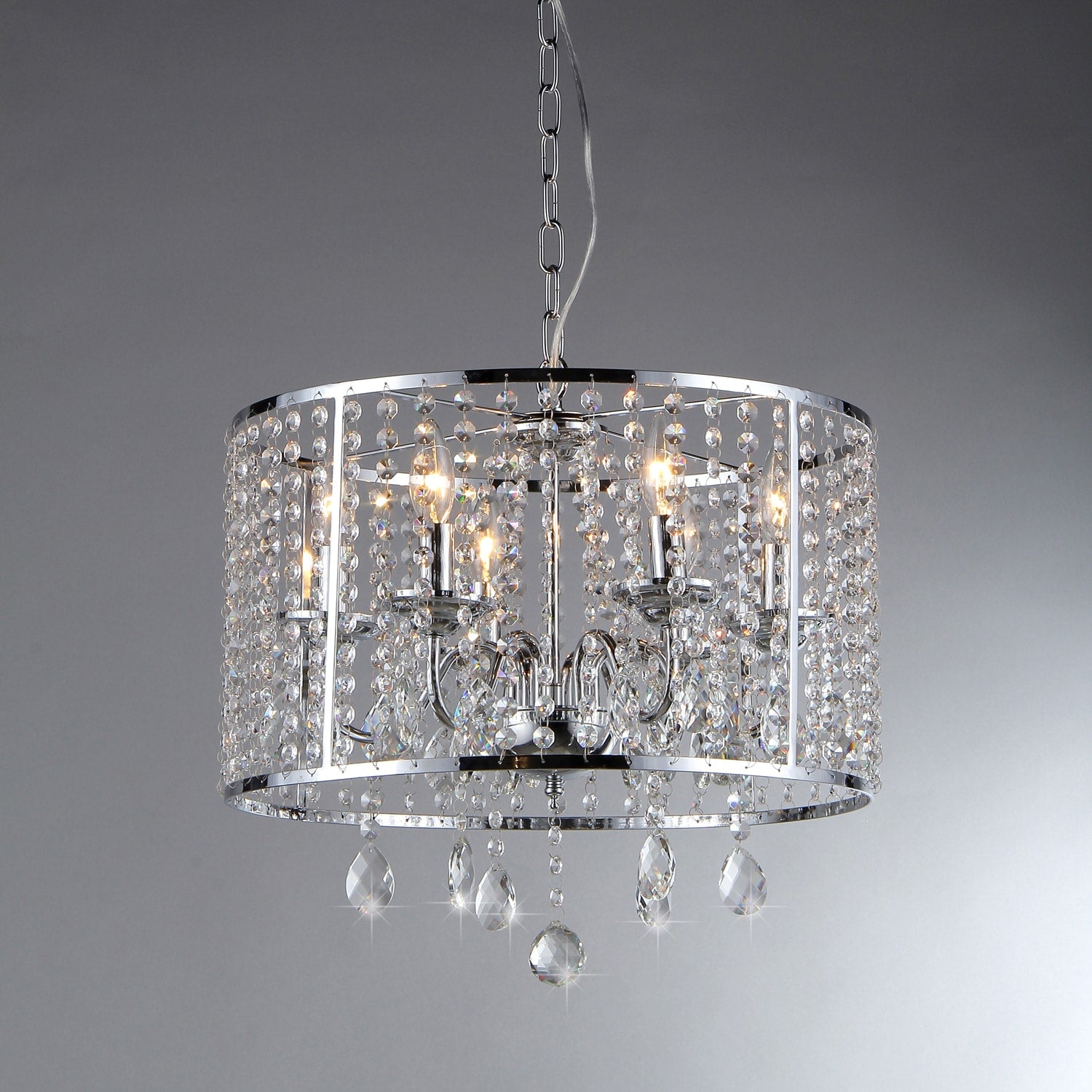 Kirke Chrome Chandelier