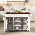 Kitchen Island With Drop Leaf Power Outlet Fluted Island Table On Lockable Wheels Kitchen Cart With Adjustable Shelves
