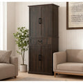 Kitchen Pantry Cabinet Storage Cabinet With Led Light Side Cabinet Base Cabinet Accent Cabinet With Drawer
