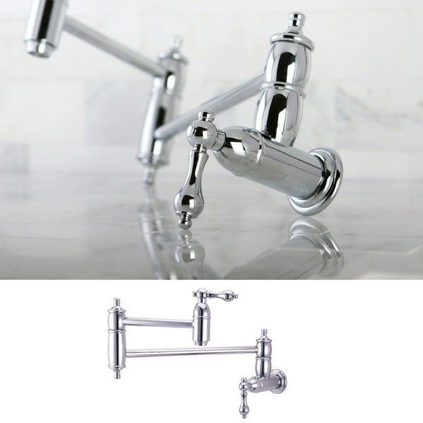 Kitchen Pot Filler Chrome Plated Faucet