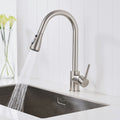 Kitchen Sink Faucets With Pull Down Sprayer Single Handle One Hole