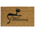 Rubber Cal Kitty Cat Coir Welcome Mat
