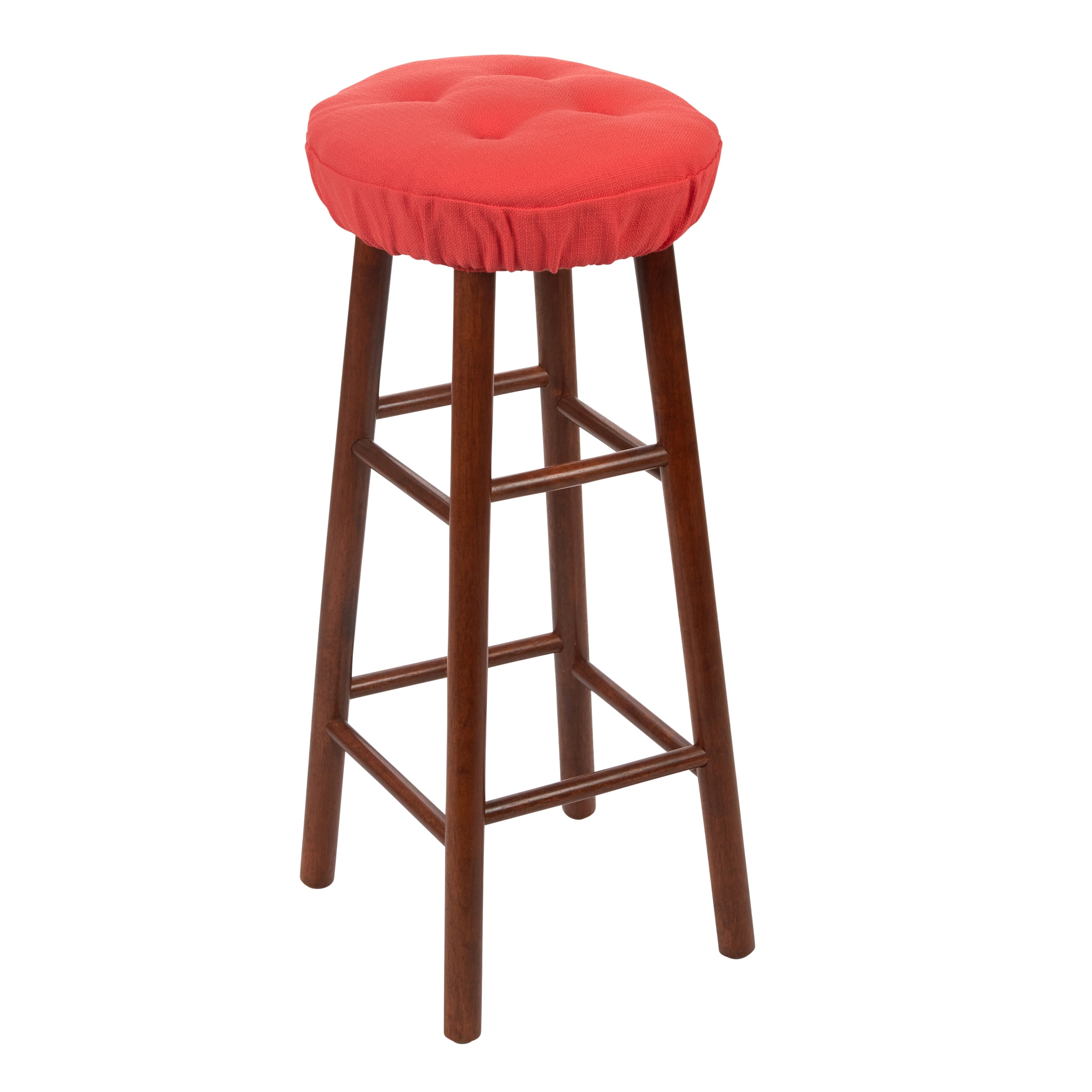 Gripper Non Slip 14 X 14 Omega Tufted Barstool Cushions Set Of 2