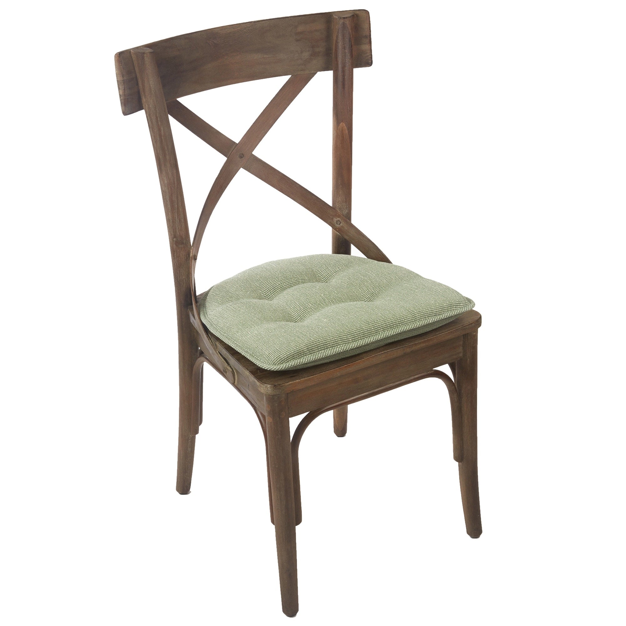 Gripper Non Slip 15 X 16 Saturn Tufted Chair Cushions Set Of 2