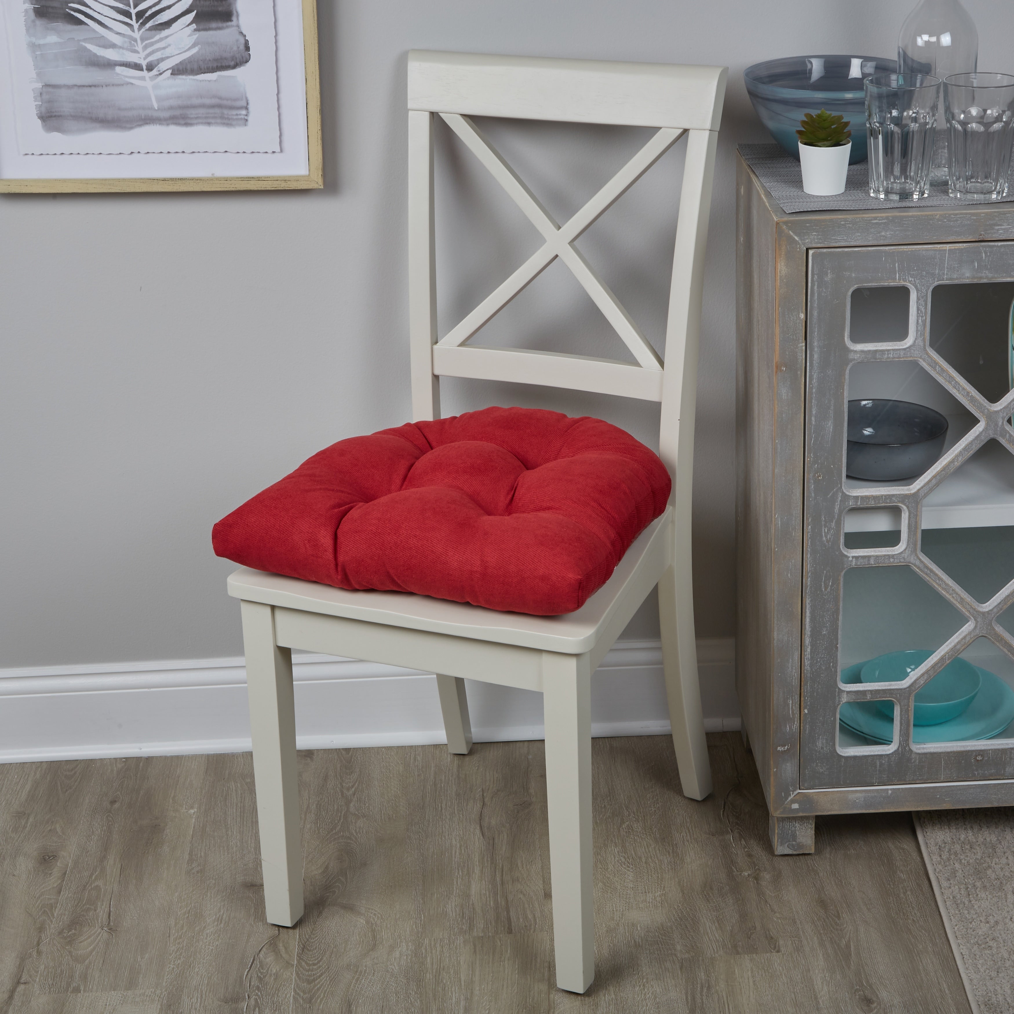 Gripper Twillo Universal 15 X 15 Chair Cushion Set Of 2