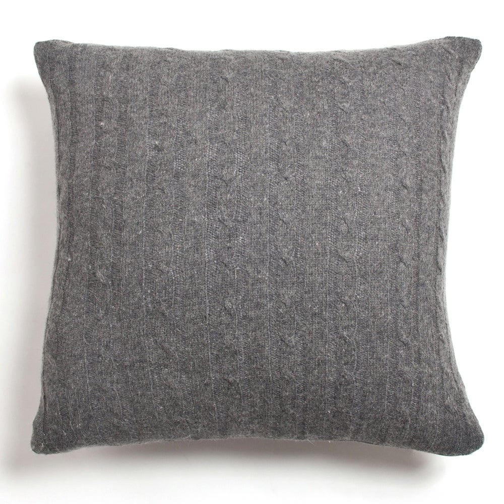 Wool Taupe 20 Inch Throw Pillow