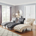 Knightsbridge Tufted Oversized Chaise Lounge By Inspire Q Artisan